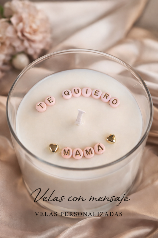 Velas con Mensaje • Te Quiero Mamá ❤️